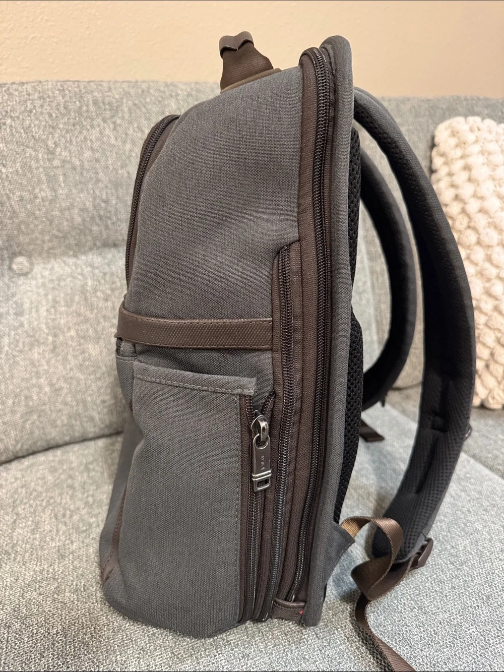 Tumi Alpha 3 slim solutions backpack brief pack laptop ballistic nylon leather